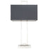 Sandy Nickel Table Lamp