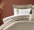 Emilia Beige Bedspread 4 Piece Set