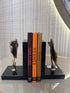 Ginko Marble Bookends