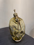 Lucia Smoked Glass & Brass Ornament