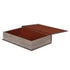 Grey Woven Book Box Set Of 2