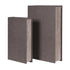 Grey Woven Book Box Set Of 2