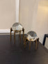 Crystal Ball Brass Decoration Set