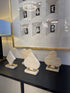 Travertine Suit Sculptures Set of 4
