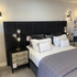 Grande Capri Plush Black Bed
