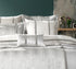 Grazia Silver Duvet & Bedspread 7 Piece Set