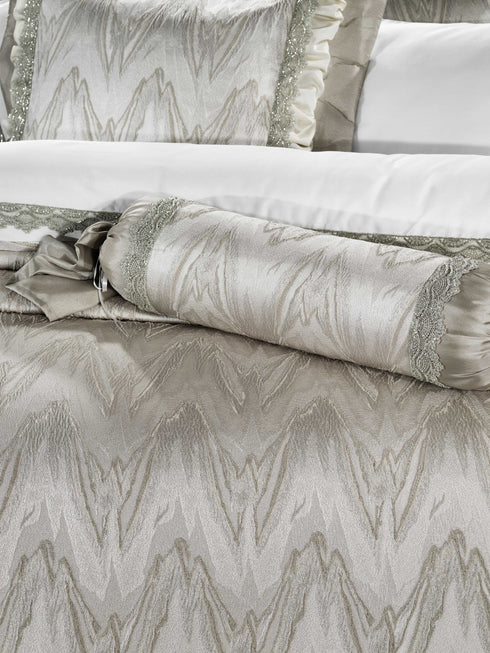 Dolly Grey Bedspread 4 Piece Set