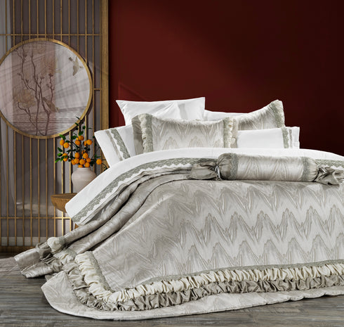 Dolly Grey Bedspread