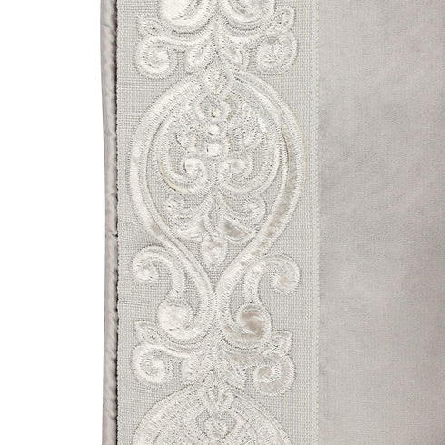 Chloe Grey Silk Cushion