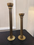 Dome Brass Candle Holder Set Of 2