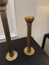 Dome Brass Candle Holder Set Of 2