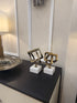 Marble Interlocking Square Set - White Marble