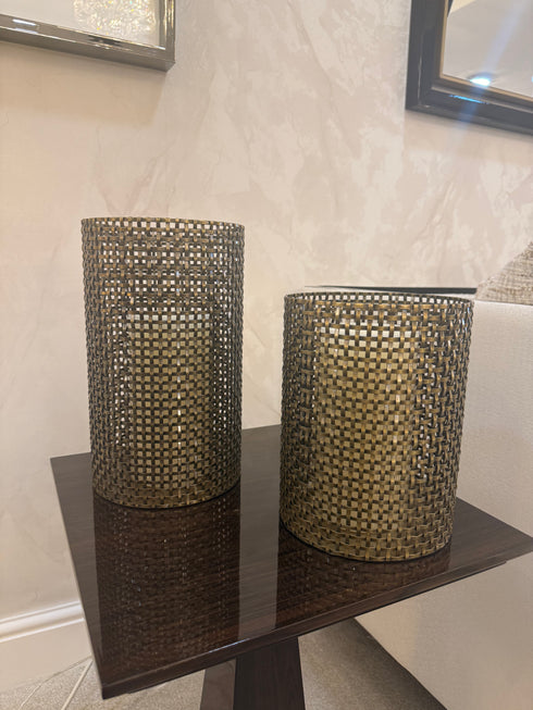 Gia Brass Hurricane Set of 2