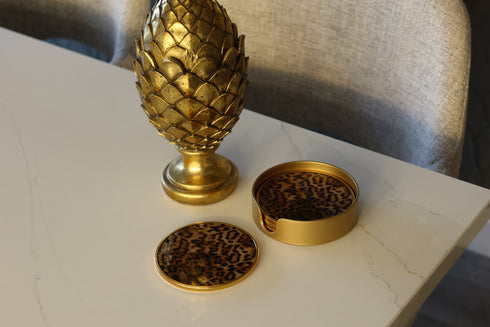 Leopard Coasters Set of 4