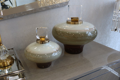 Pristine Green Jar