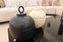 Ivory Matte Black Dome Jar