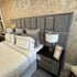 Grande Capri Plush Silver Bed