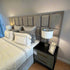 Grande Capri Plush Silver Bed