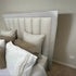Aventius Cream Panel Bed