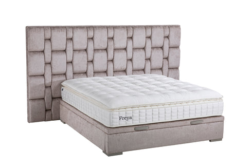 Silverstone Latte Boucle Bed