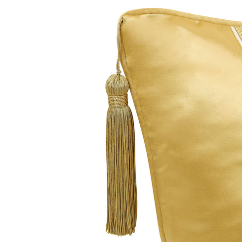 Diana Gold Silk Cushion