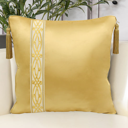 Diana Gold Silk Cushion