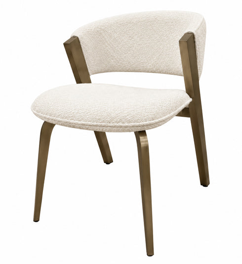 PRE ORDER Celine Gold & Cream Chair