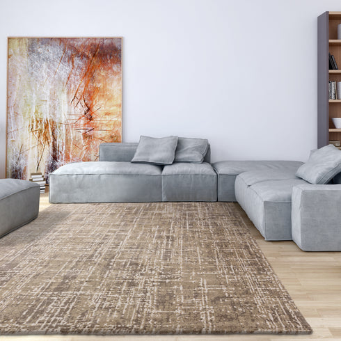 Lyza Rug Abstract Beige Rug
