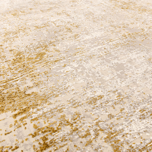 Lyza Rug Border Gold Rug
