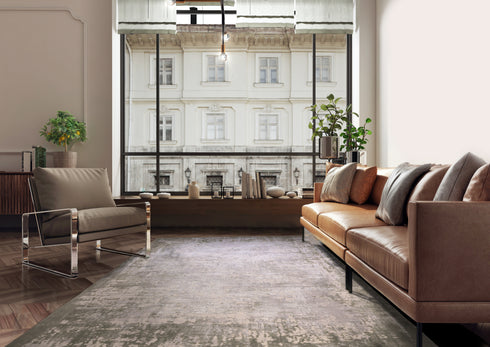 Lyza Rug Border Green Rug