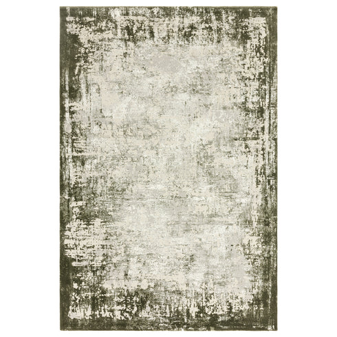 Lyza Rug Border Green Rug