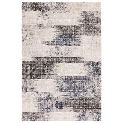 Lyza Rug Lines Blue Rug