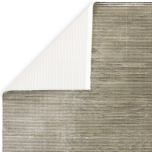 Lyza Rug Plain Stripe Khaki
