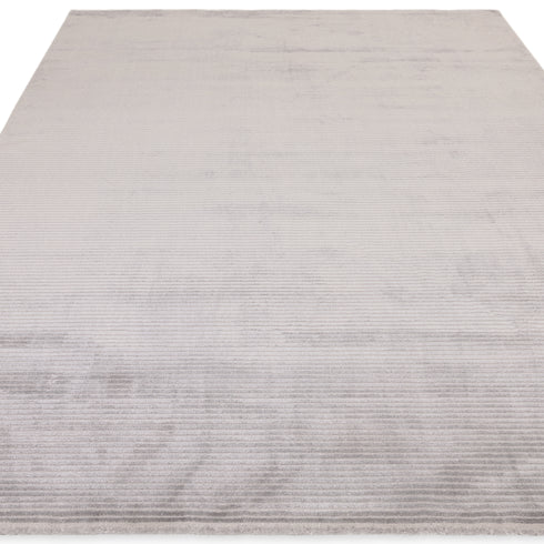 Lyza Rug Plain Stripe Silver