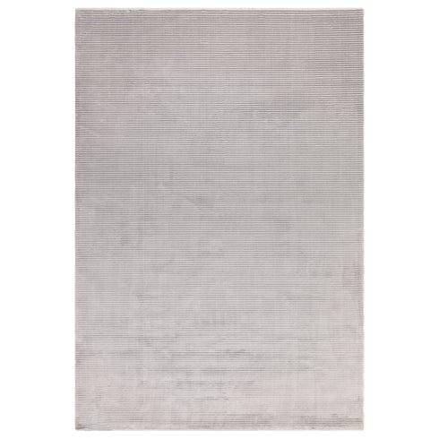 Lyza Rug Plain Stripe Silver