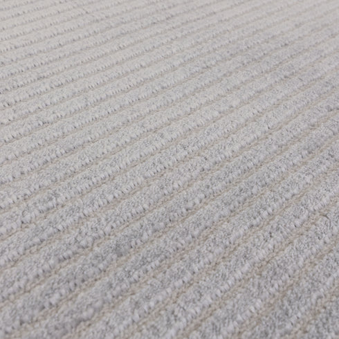 Lyza Rug Plain Stripe Silver