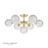 Laura Ashley Atherton 7lt Semi Flush Ceiling Light