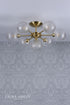 Laura Ashley Atherton 7lt Semi Flush Ceiling Light