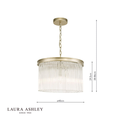 Laura Ashley Manon 3lt Pendant