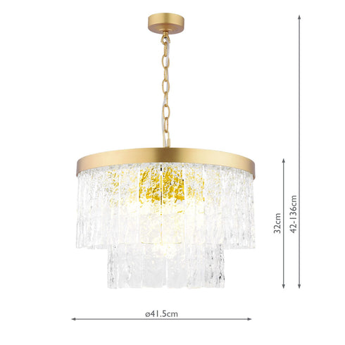 Laura Ashley Durnsford 4 Light Pendant