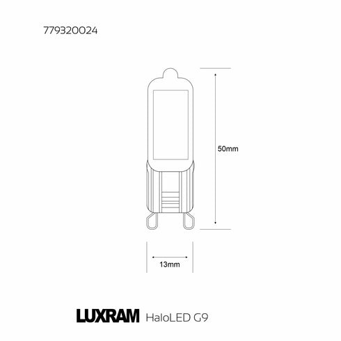 HaloLED G9 Warm White Bulb