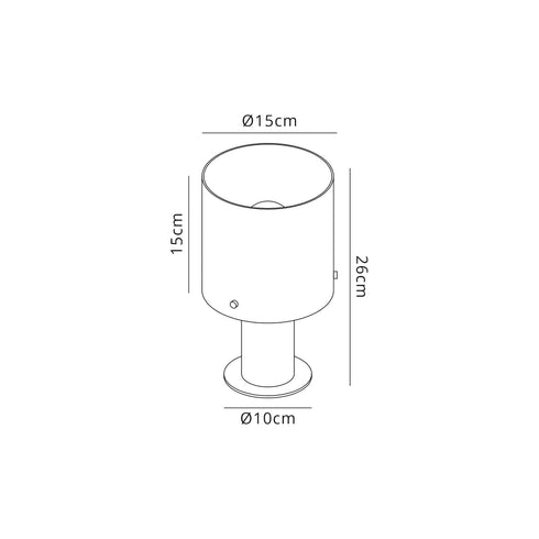 Brooks Table Lamp 1 Light