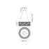 Zula Round Pendant Chandelier 8 Light