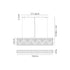 Zula Linear Pendant Chandelier 5 Light