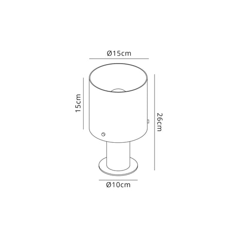 Brooks Table Lamp 1 Light
