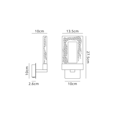 Edison Switched Wall Lamp Polished Chrome