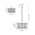Mano Pendant / Semi Ceiling Convertible 6 Light