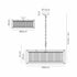 Mano Pendant / Semi Ceiling Convertible 10 Light
