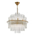 Lourve Antique Gold 13 Light Pendant