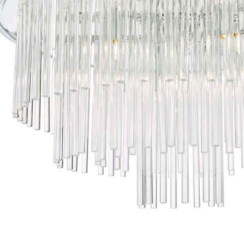 Lourve Chrome 13 Light Pendant